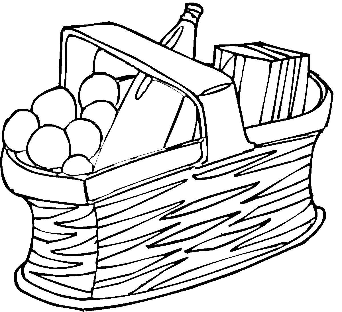 1200x1095 Picnic Table Clipart Picnic Basket