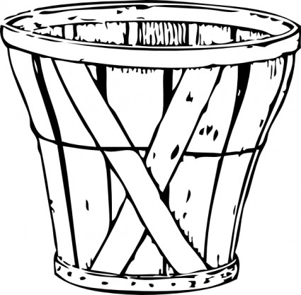 425x417 Picnic Basket Clip Art Black And White Free