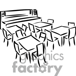 300x300 Round Table Clipart Black And White Clipart Panda