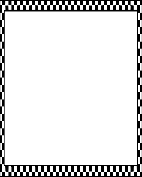 480x599 Checkered Border Clip Art Many Interesting Cliparts