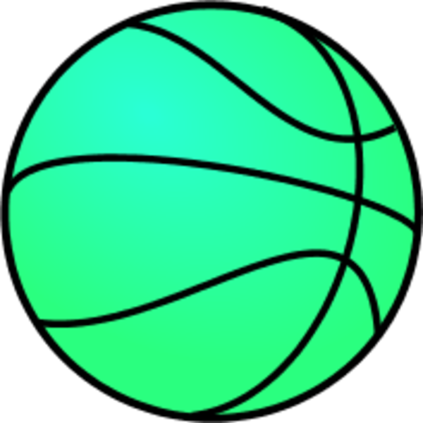 600x600 Large Basketball Clipart