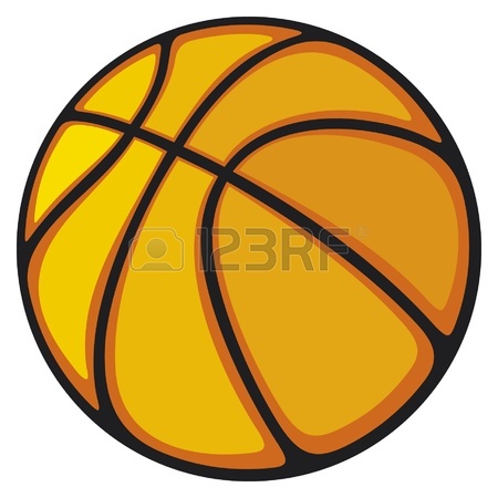 450x450 Red Basketball Isolated On White Royalty Free Cliparts, Vectors