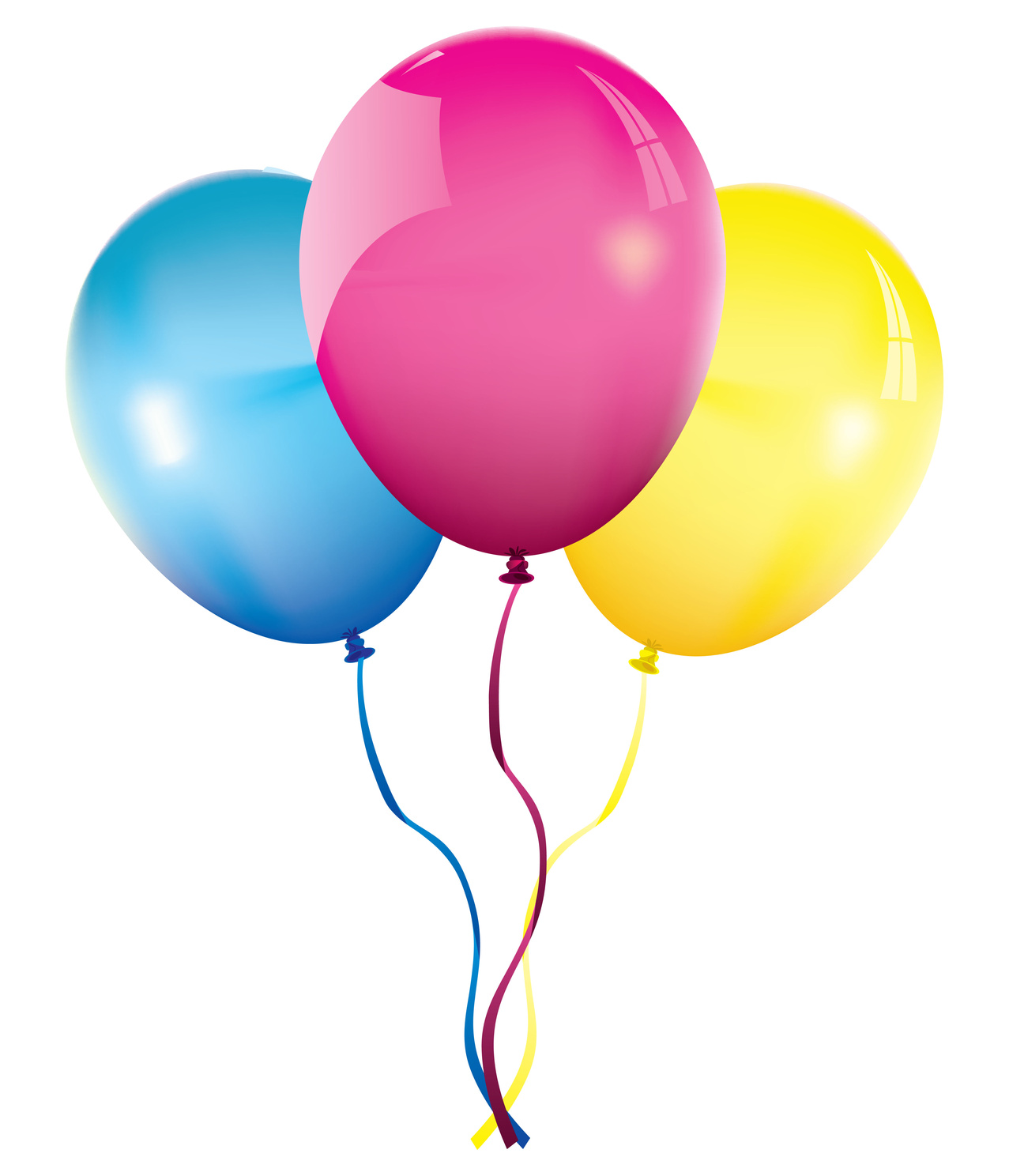 1277x1488 Pink Balloons Png