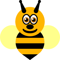 200x200 Clipart Of Bumble Bees Clipart