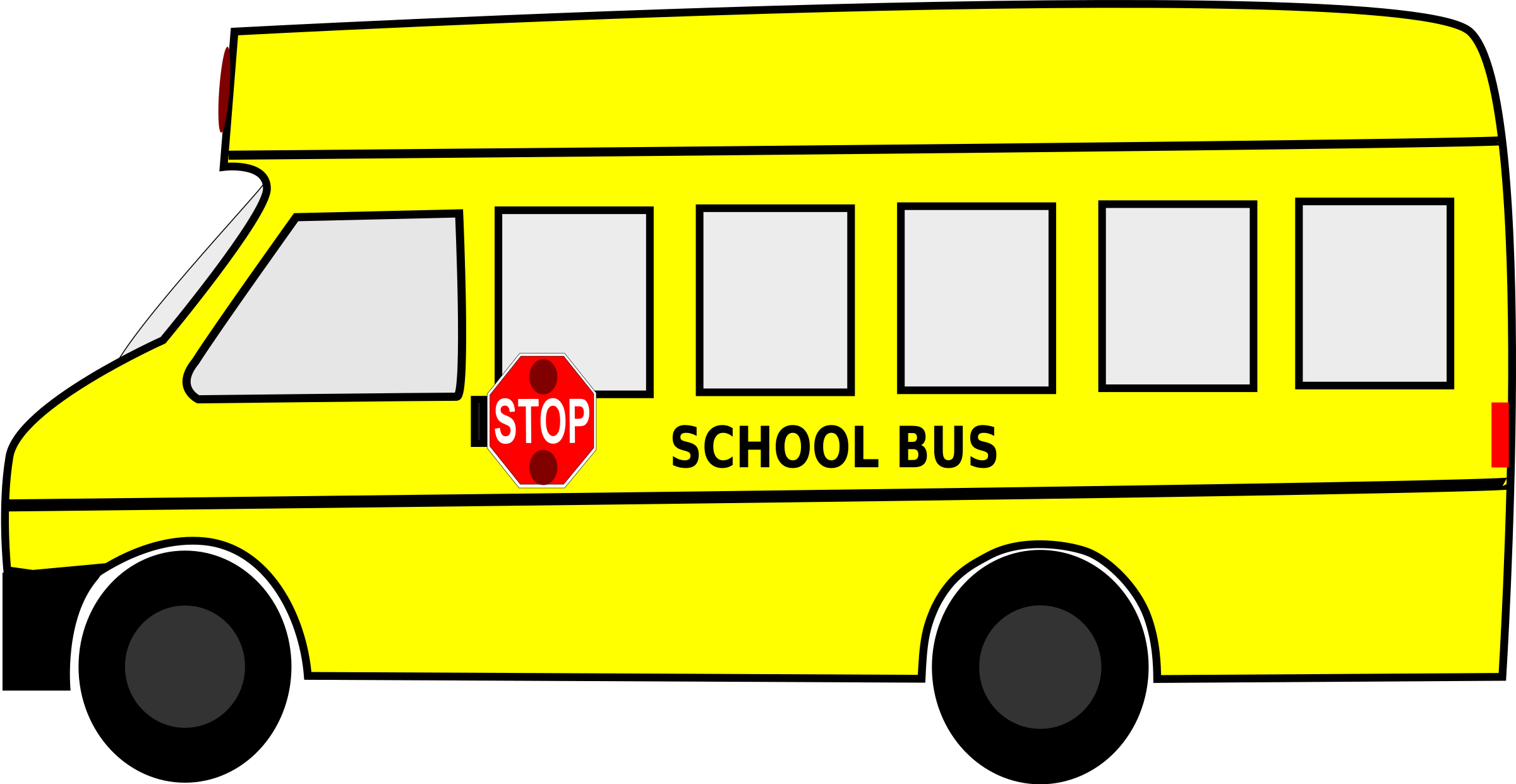 2400x1242 Bus Clipart, Suggestions For Bus Clipart, Download Bus Clipart