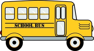 300x165 Large School Bus Clipart
