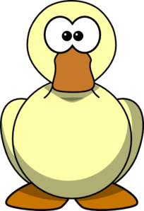 204x298 Cartoon Rubber Duck Clip Art