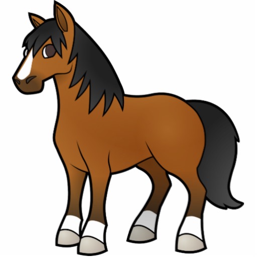 512x512 Cute Horse Clipart
