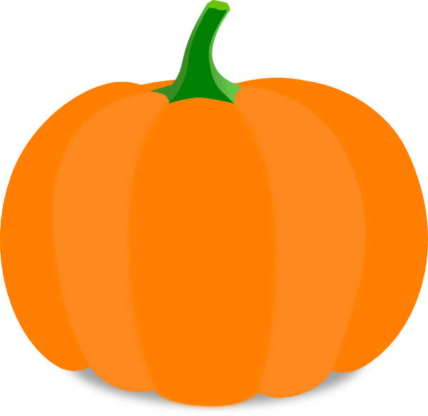 600x584 Pumpkin Clip Art