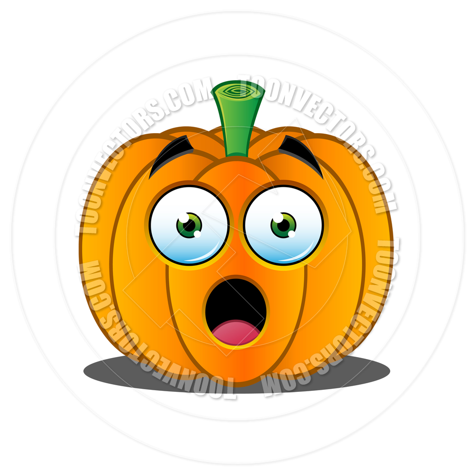 940x940 Cartoon Jack O' Lantern Pumpkin Face By Designwolf Toon Vectors