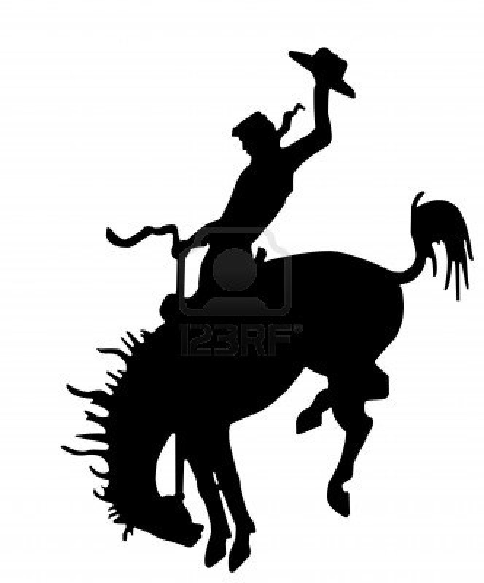 996x1200 Cowboy Clipart Silhouette