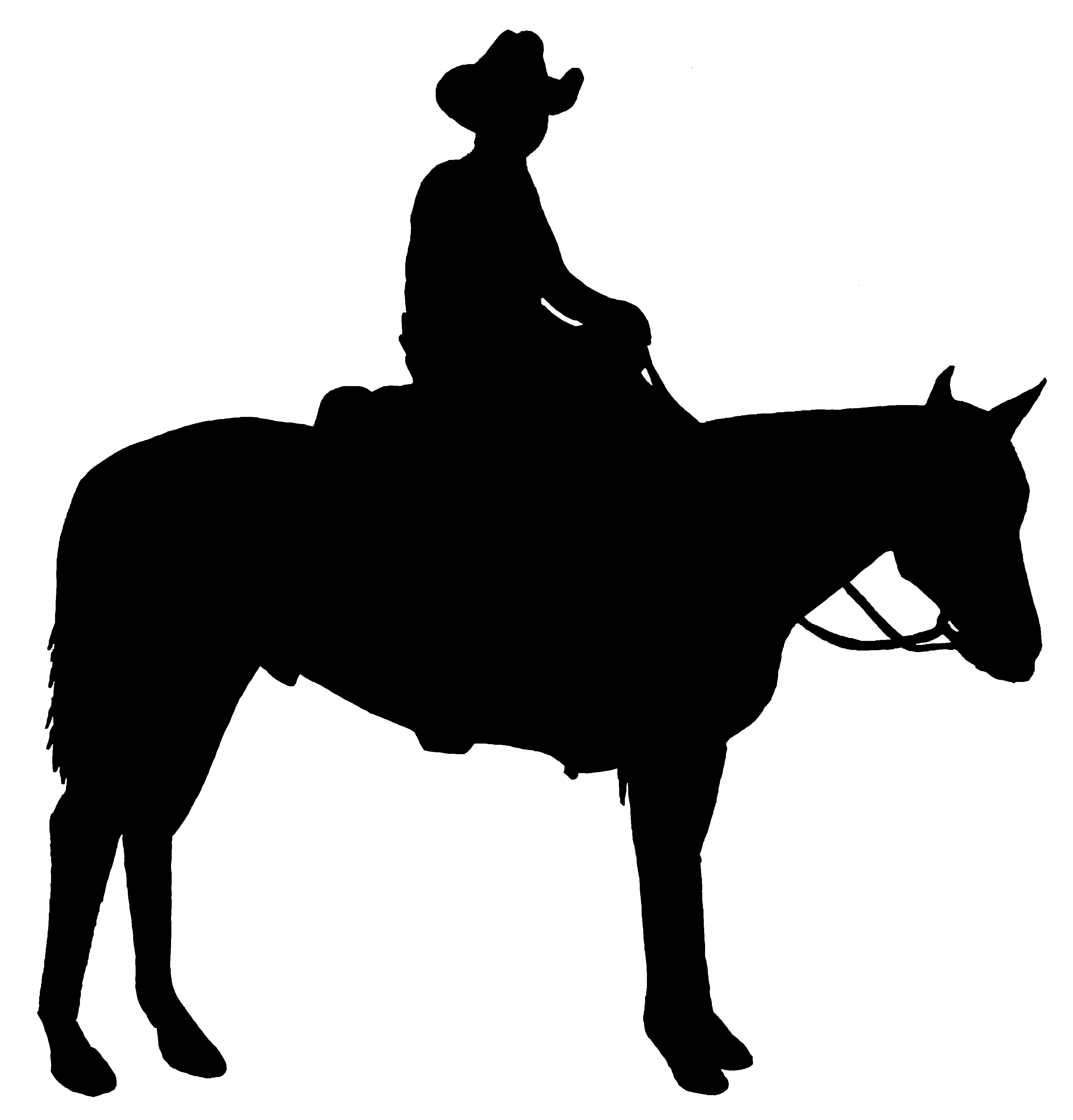6900x7200 Cowboy Horse Clipart, Explore Pictures