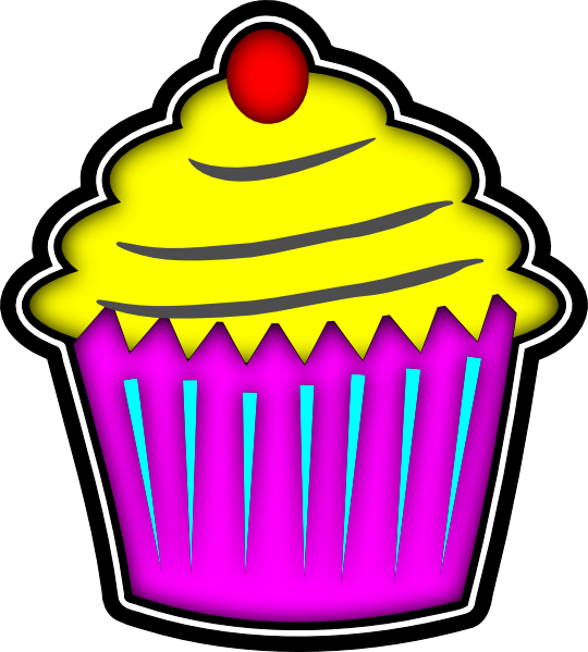 540x599 Cupcake Clip Art