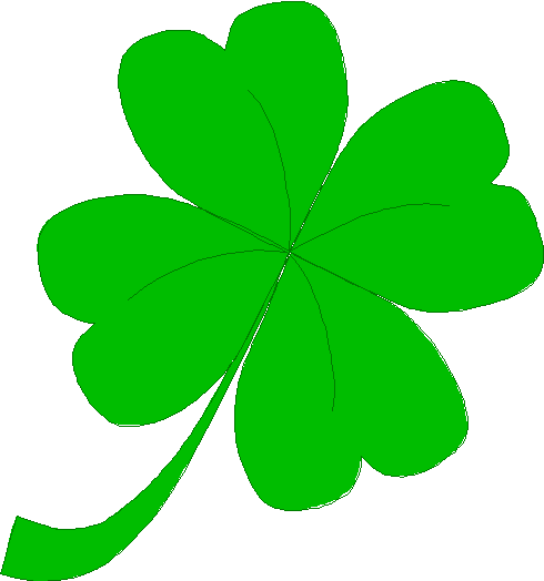 490x524 Four Leaf Clover Free Four Leafed Clover Clipart Public Domain