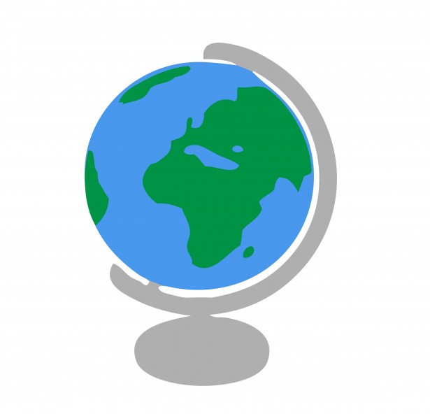 615x592 Clipart Globe Clipartmonk