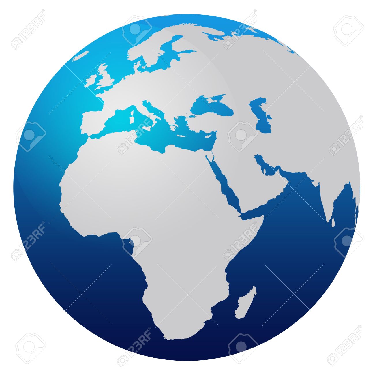 1300x1300 Africa Clipart Earth Globe