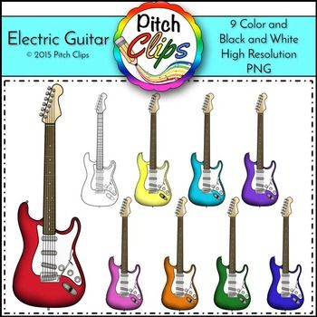 350x350 Electric Guitar Clipart (Clip Art)