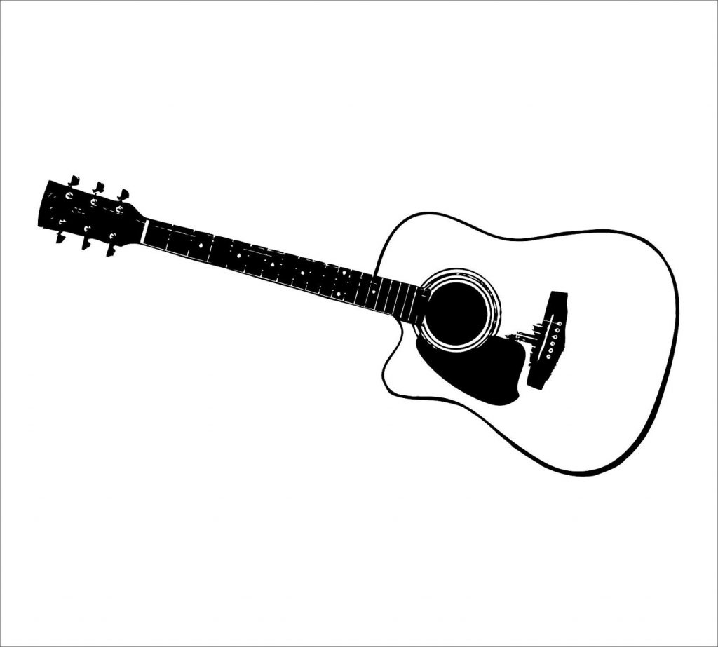 1024x923 Top 10 Guitar Clip Art Cdr