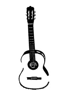 236x333 Acoustic Guitar Drawing
