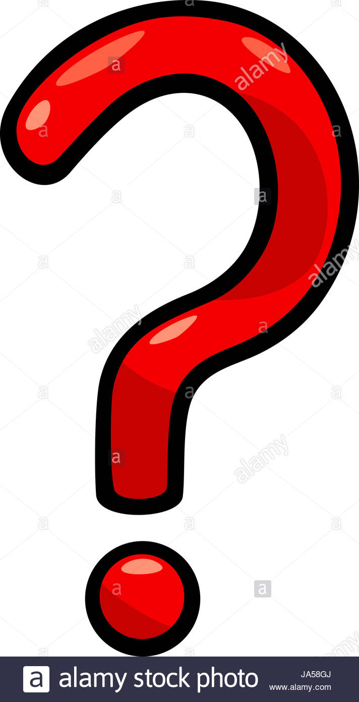 712x1390 Cartoon Illustration Of Red Question Mark Clip Art Stock Photo