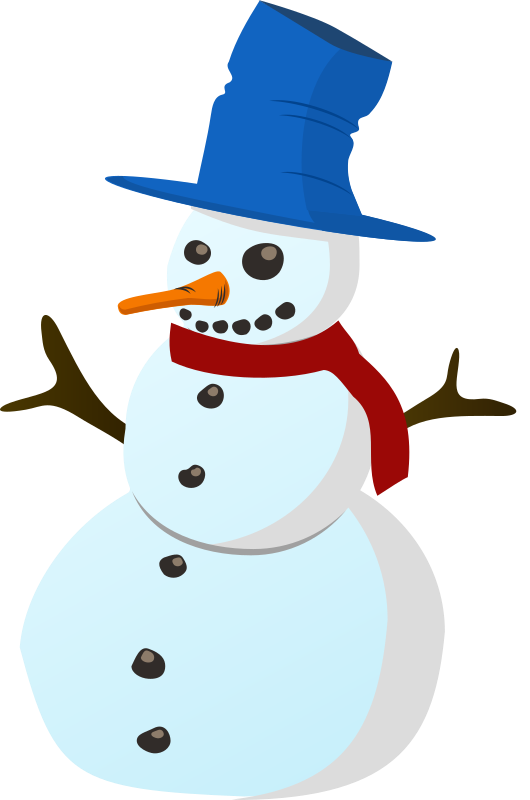 530x800 Snowman Clipart Basic