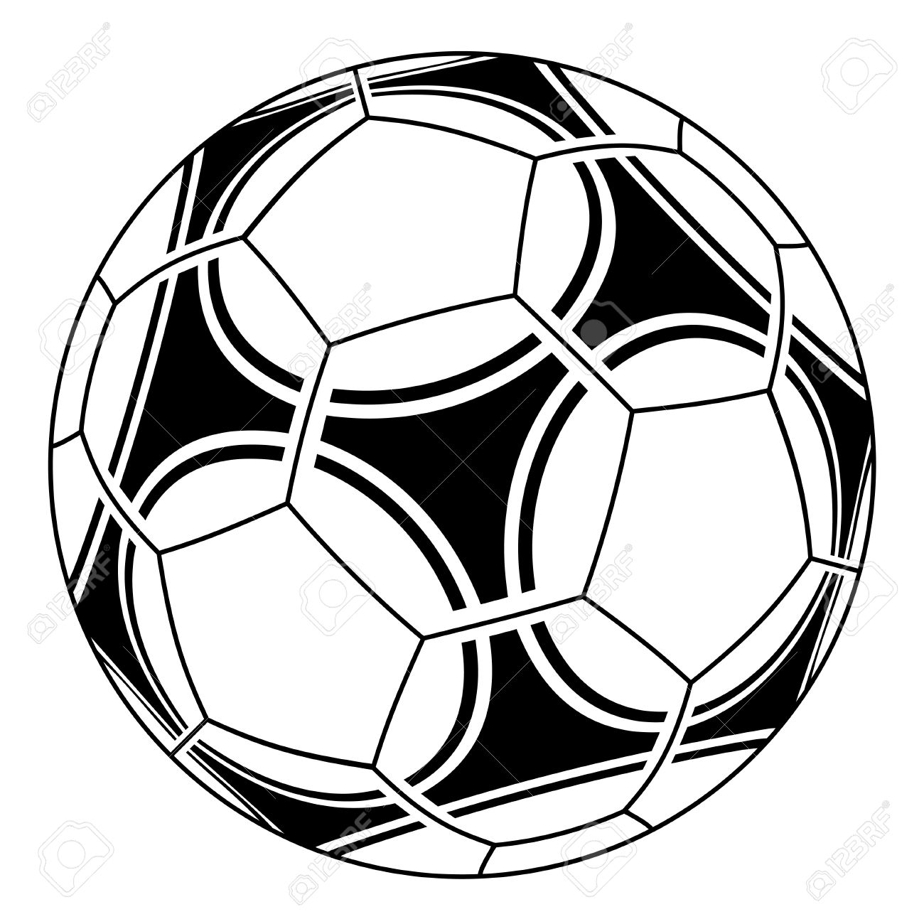 1300x1300 Vector Soccer Ball Royalty Free Cliparts, Vectors, And Stock