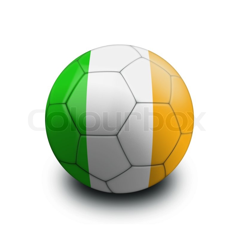 800x800 Sports Soccer Ball Flag Ireland Stock Photo Colourbox