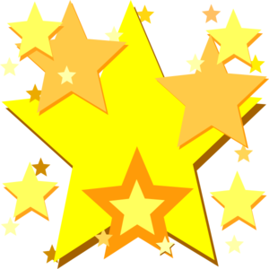 300x300 Christmas Stars Clipart 3