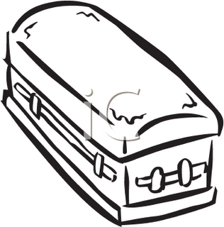 316x320 Coffin Clipart