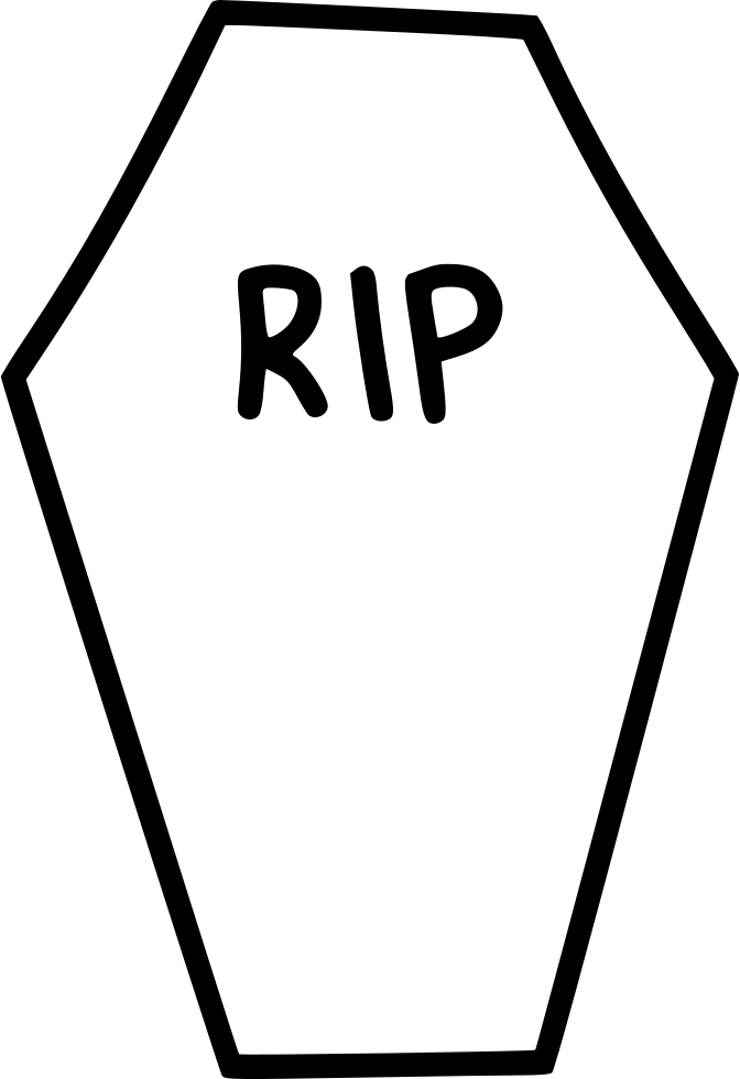 672x980 Coffin Clipart Rip