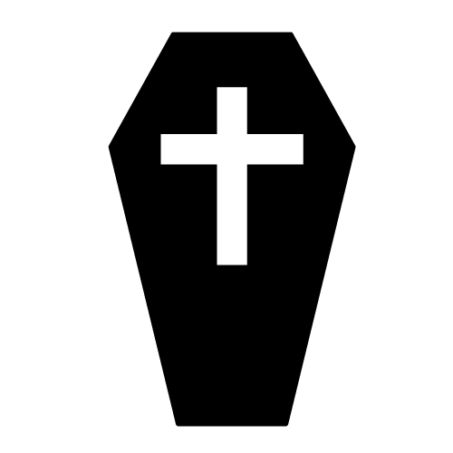 500x500 Coffin Clipart