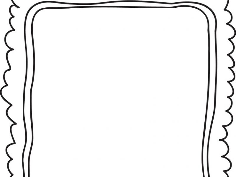 800x600 Beautiful Idea Picture Frame Clipart Clip Art Black And White
