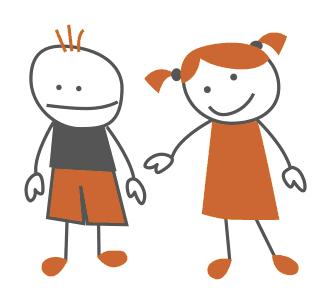 332x302 Cartoon Boy And Girl Clipart