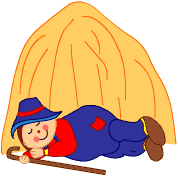 178x176 Haystack Clipart Little Boy Blue