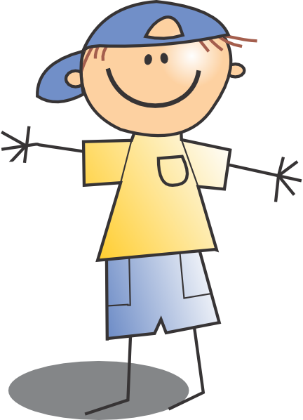 432x598 Little Boy Clip Art