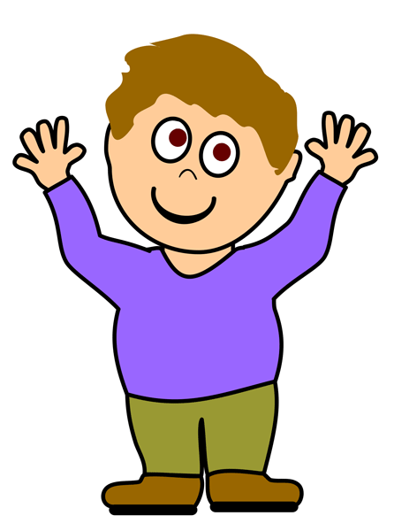 446x600 Little Boy Clipart Happy