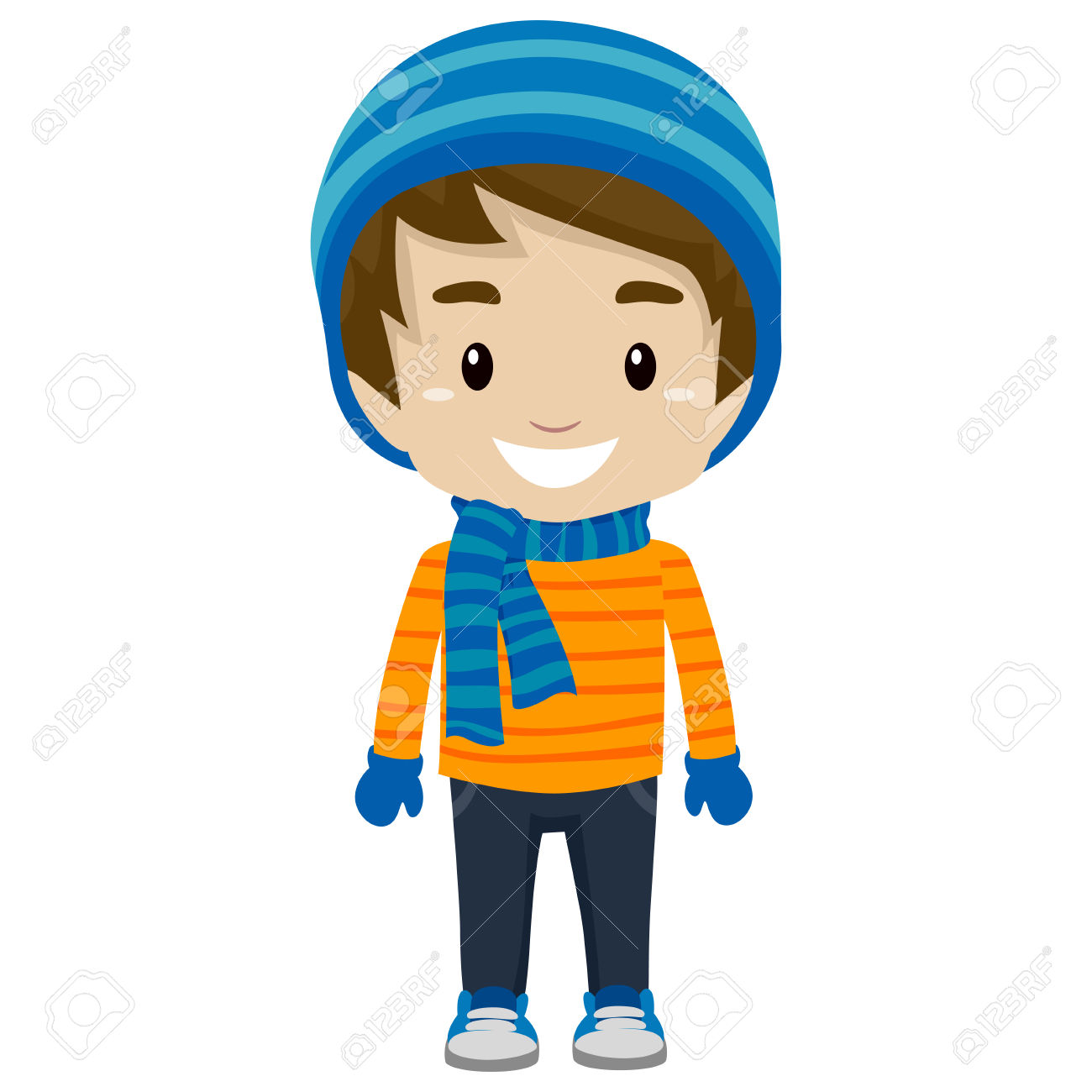 1300x1300 Little Boy Clipart Winter