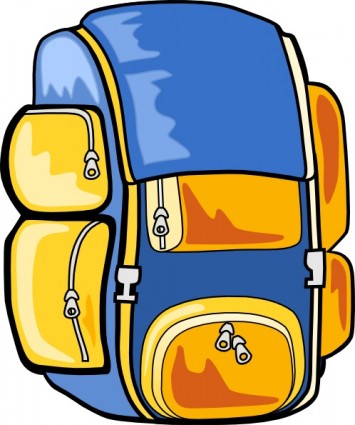 355x425 Backpack Clip Art Download
