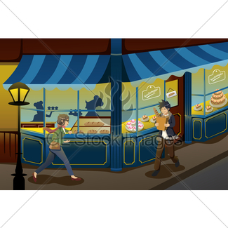 325x325 Buying Cake At Bakery Store Gl Stock Images