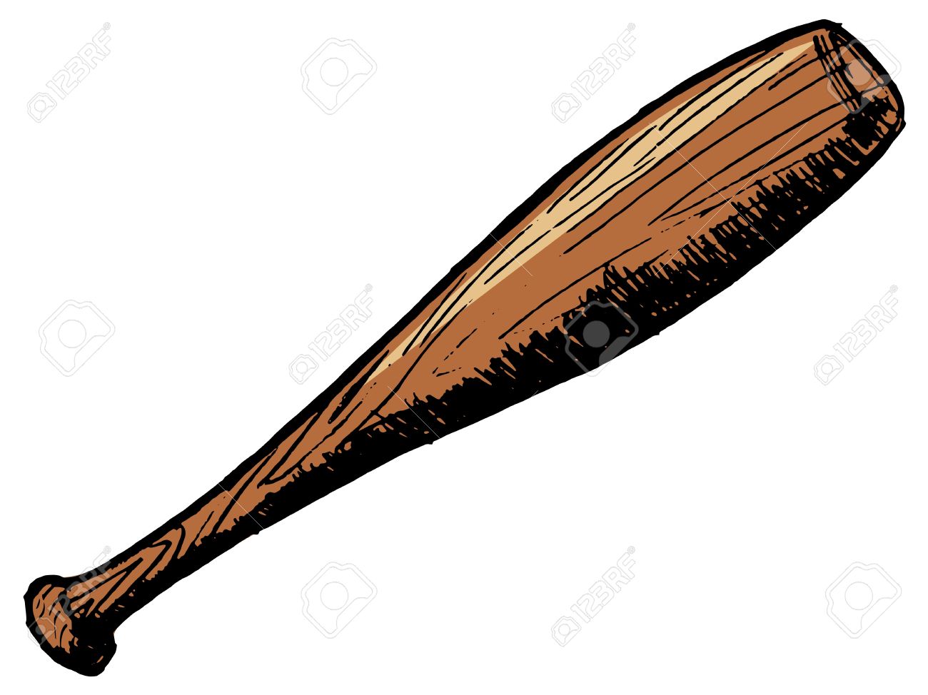 1300x974 Baseball Bat Illustration Collection