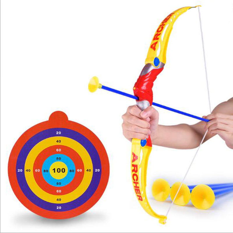 800x801 Hot Kids Bow Arrow Outdoor Sport Toy Set Air Storm Fire Curve Bow