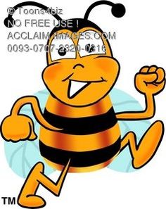 236x297 Clipart Illustration Cartoon Bumble Bee Or Honey Bee Holding