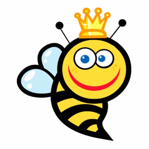512x512 Free Queen Bee Clipart Image