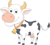 200x180 Free Cow Clipart