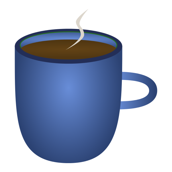 600x600 Fileblue Cup Of Coffee.svg