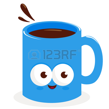 450x450 Cartoon Cup Of Coffee Royalty Free Cliparts, Vectors, And Stock