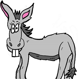 275x275 Free Donkey Clipart