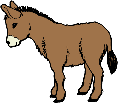 500x438 Sick Clipart Donkey