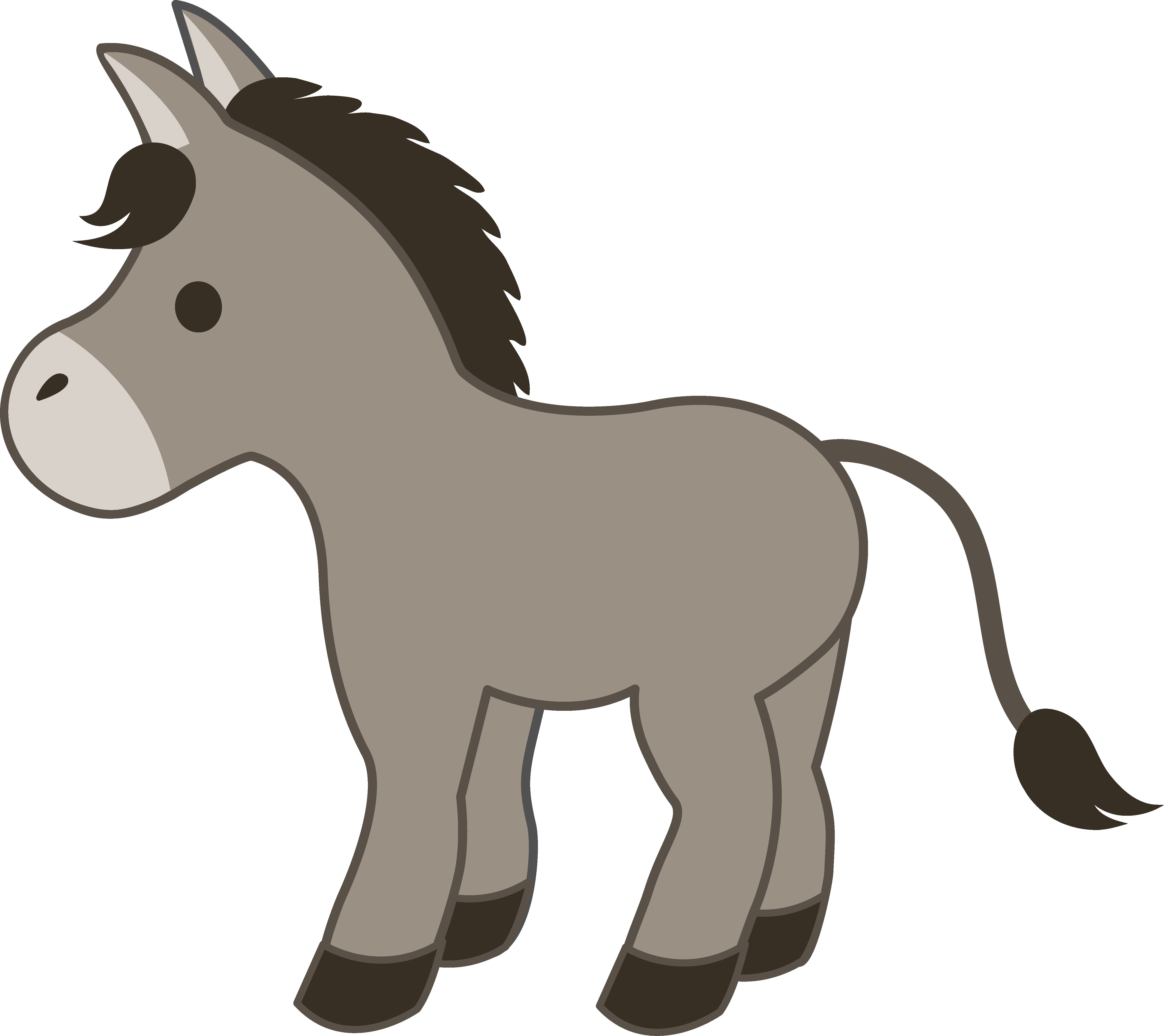 5360x4769 Top 61 Donkey Clipart