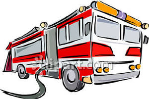 300x200 Hose And Fire Truck